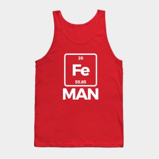 Funny Science Chemistry Element Fe Man T-shirt Tank Top